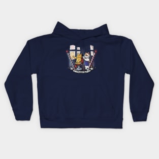 Cat Barber Shop Kids Hoodie